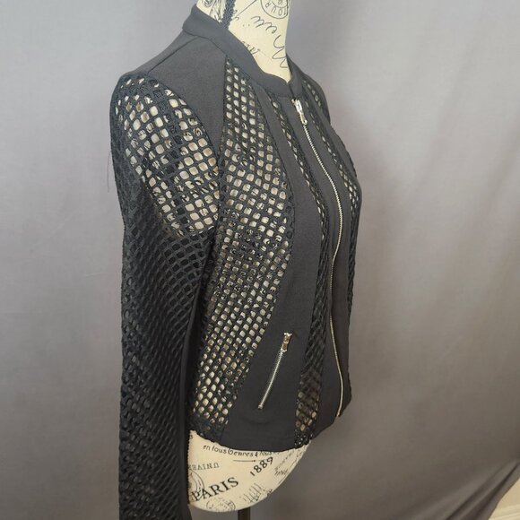 Mesh Zip Front Jacket - Picture 2 of 6